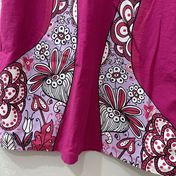 Tea Collection Hot Pink Giraffe Tank Dress - Picture 4 of 8